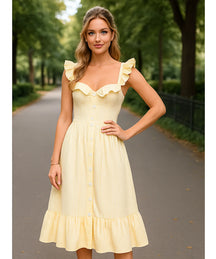 Vestido Midi Elegante Boho Convidadas Casamento Dia | Guardian