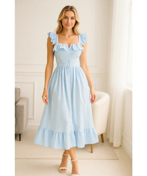 Vestido Midi Elegante Boho Convidadas Casamento Dia | Guardian