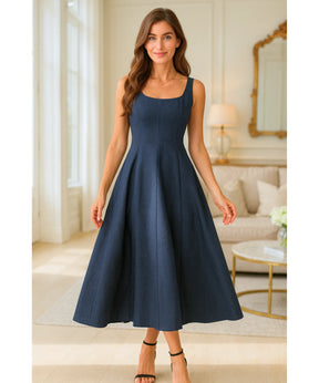 Vestido Midi Elegante Festa Casamento Feminino | Arya