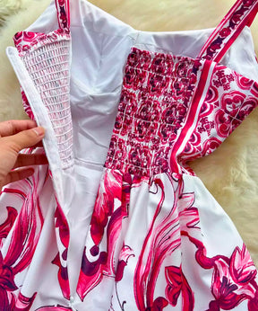 Vestido Midi Feminino Boho Estampado Festa Verão | Booz